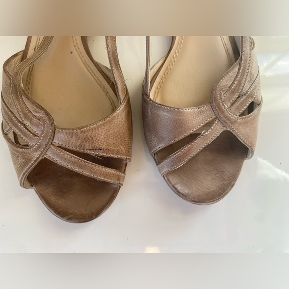 $335 N.D.C. Made by Hand Esmeralda Sandals Aged Florida Wash Taupe EU 36 / US 6 - Picture 6 of 11